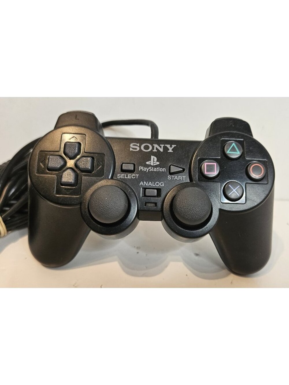 Sony PS2 BLACK Wired Controller OEM DualShock PlayStation 2 AUTHENTIC